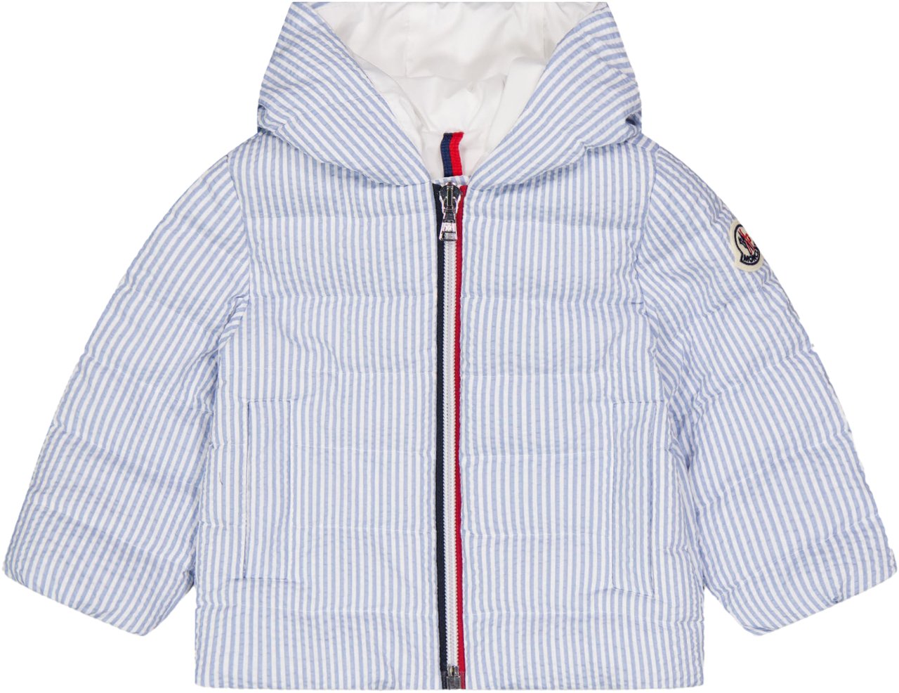 Moncler Moncler Haluk Baby Jongens Tussenjas In Licht Blauw Blauw