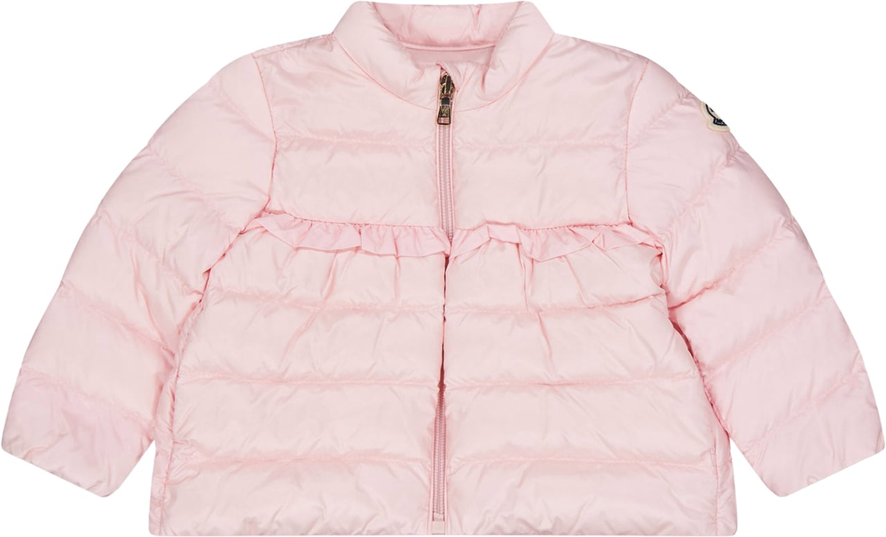 Moncler Nazifene Baby Meisjes Tussenjas In Licht Roze Roze
