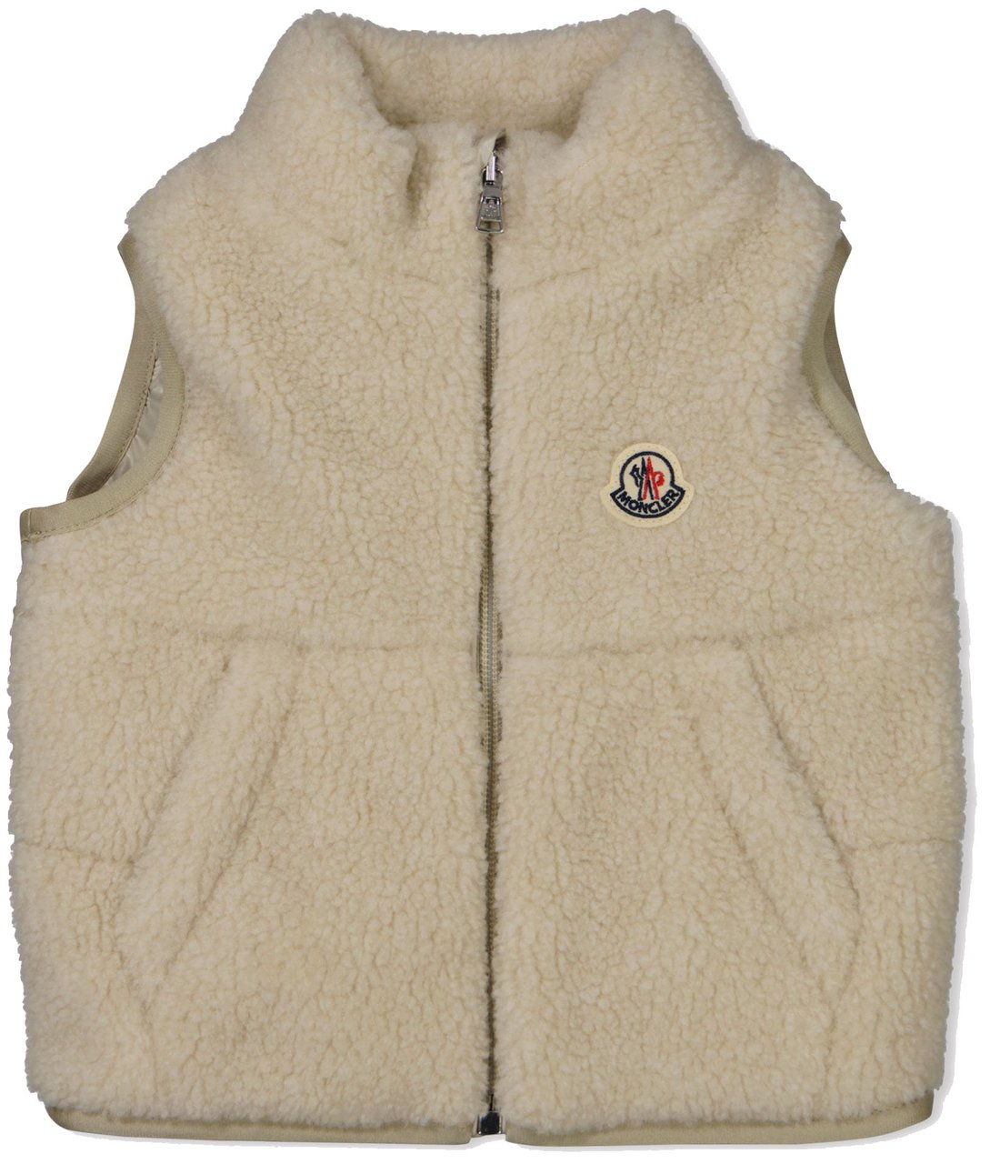 Moncler Moncler Ernst Baby Jongens Bodywarmer In Beige Beige