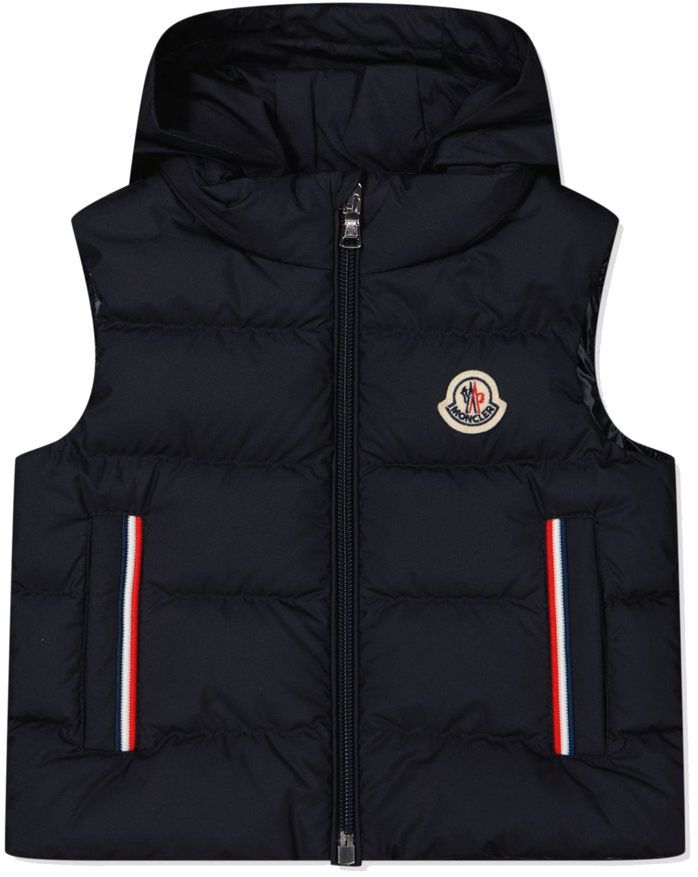Moncler Moncler Buang Baby Jongens Bodywarmer In Navy Blauw