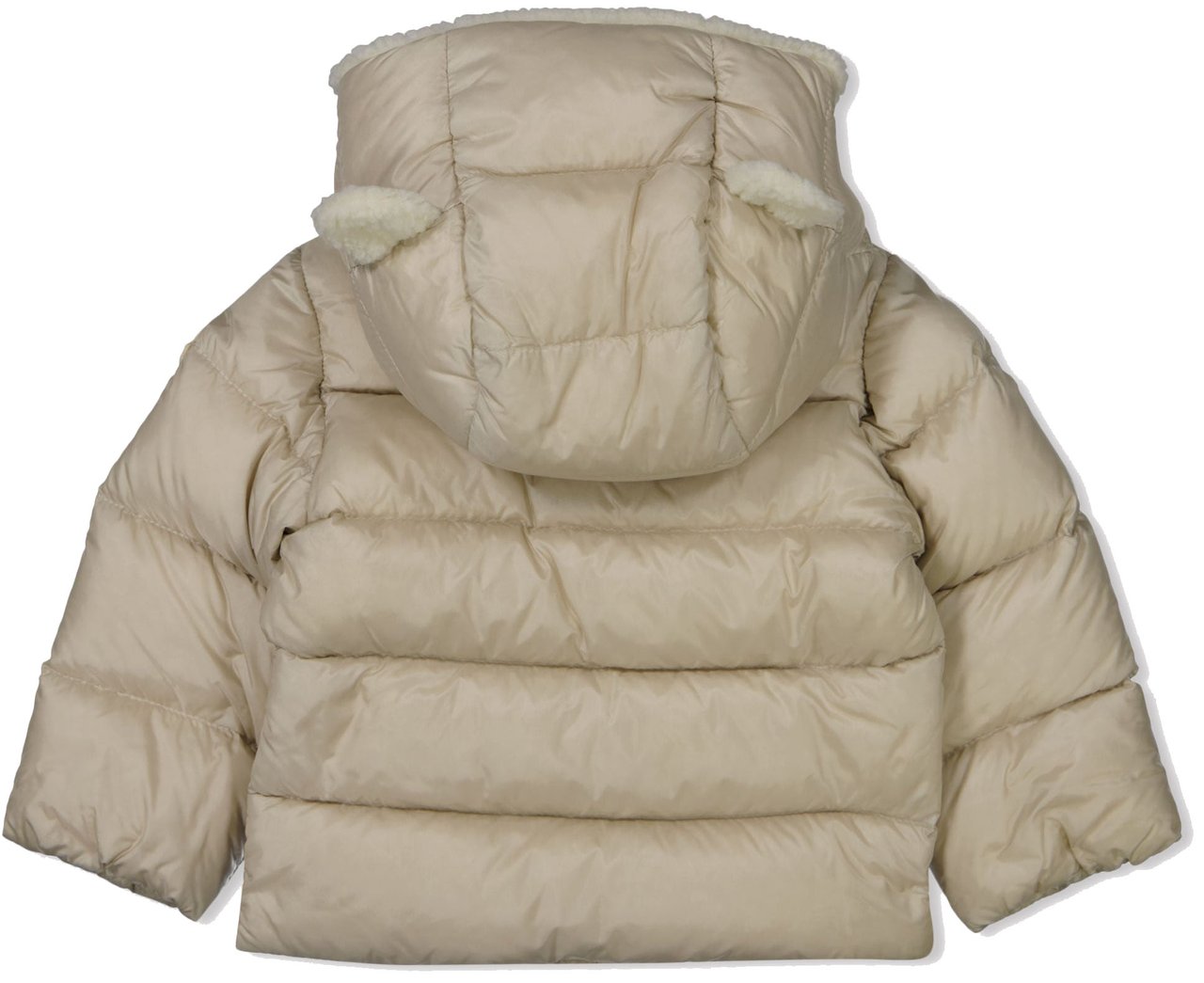 Moncler Moncler Borgan Baby Unisex Winterjas In Beige Beige