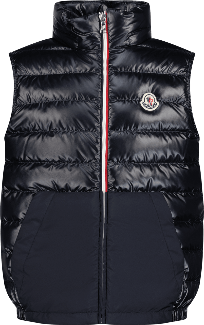 Moncler Moncler Kinder Jongens Bodywarmer Navy Blauw