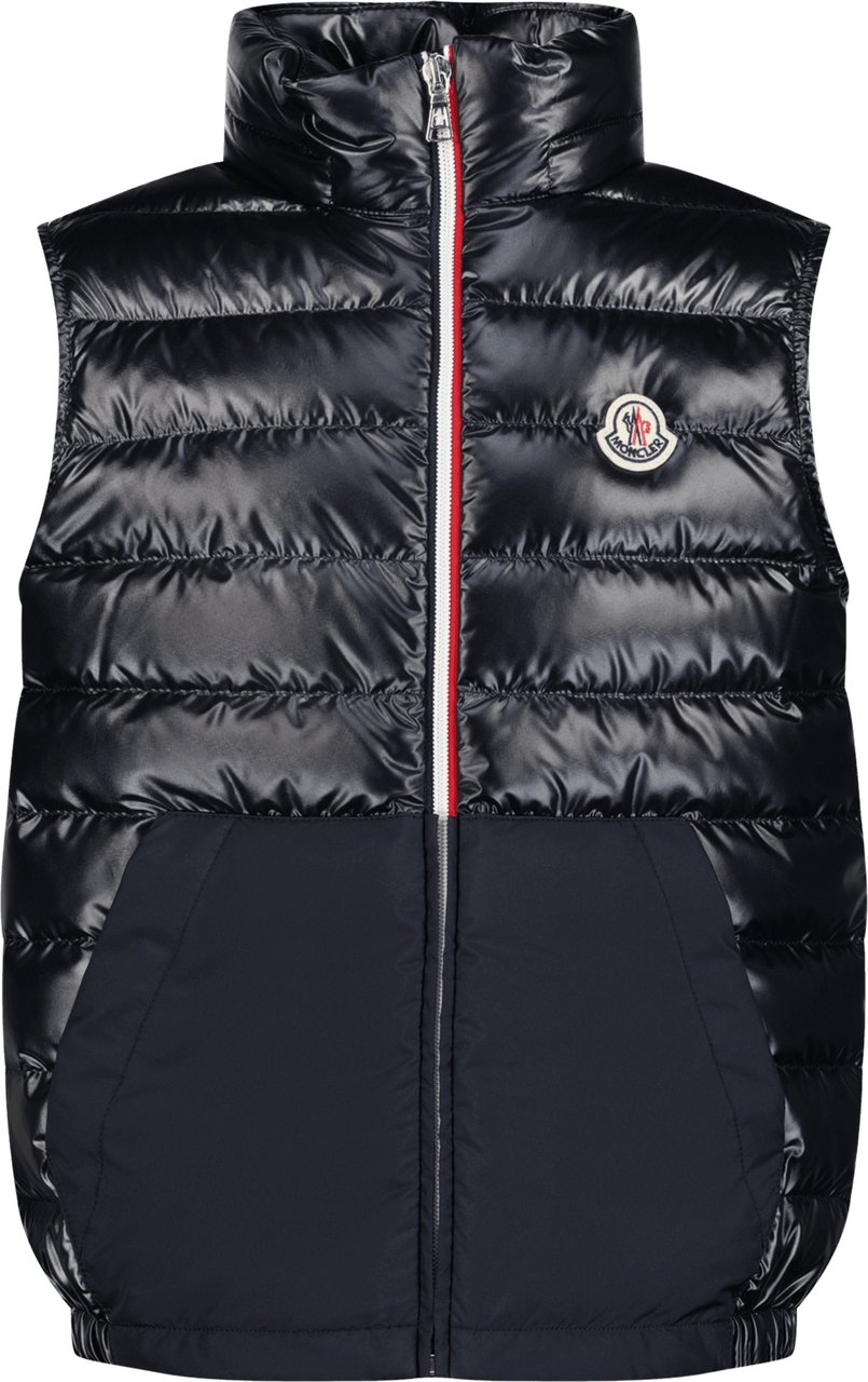 Moncler Kinder Jongens Bodywarmer Navy Blauw
