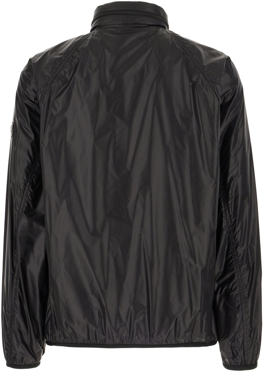 Moncler Moncler Genius Black nylon 3 Moncler Mercedes Benz windbreaker Zwart