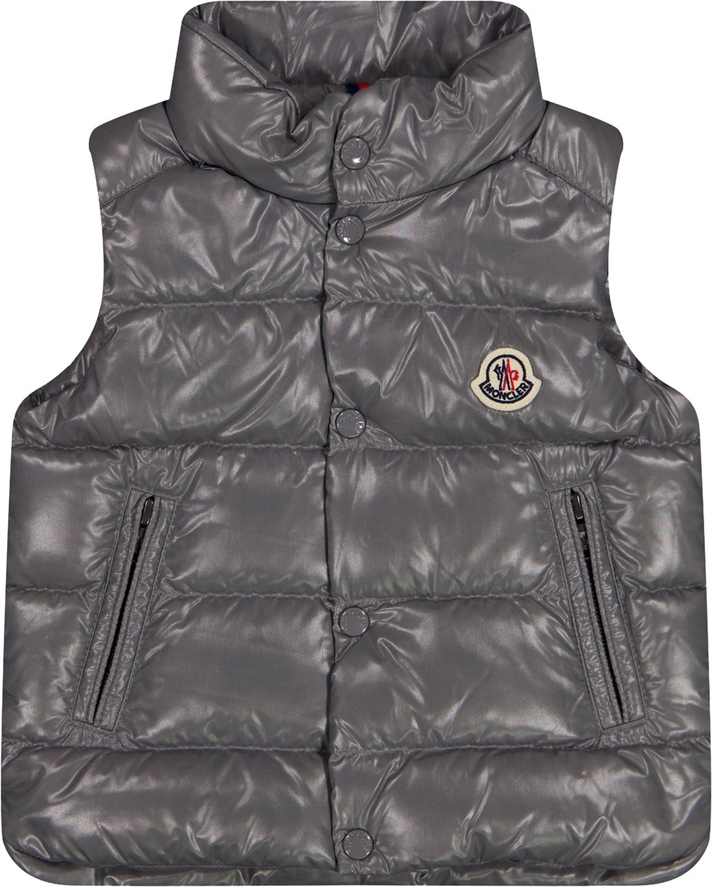 Moncler Bernard Baby Jongens Bodywarmer In Grijs Grijs