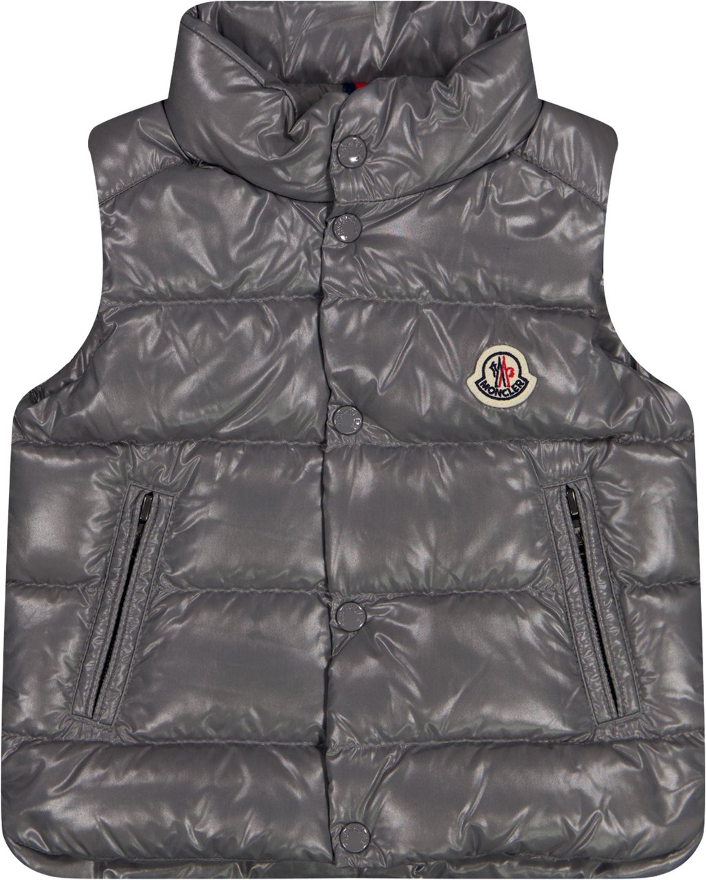 Moncler Bernard Baby Jongens Bodywarmer In Grijs Grijs