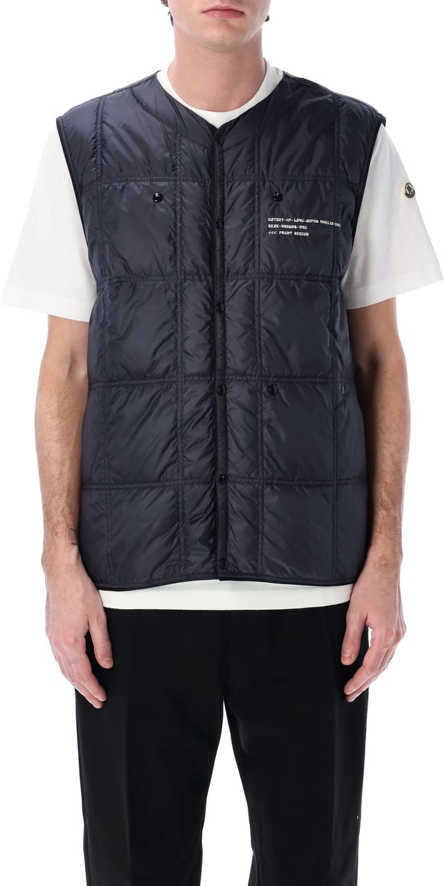 Moncler Vaile Vest Blu Blauw
