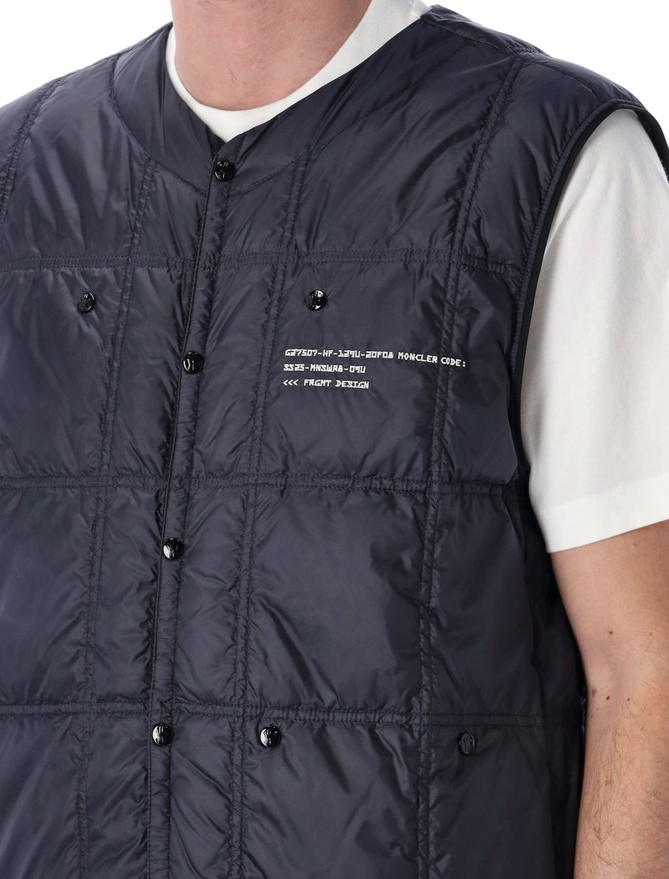 Moncler Vaile Vest Blu Blauw