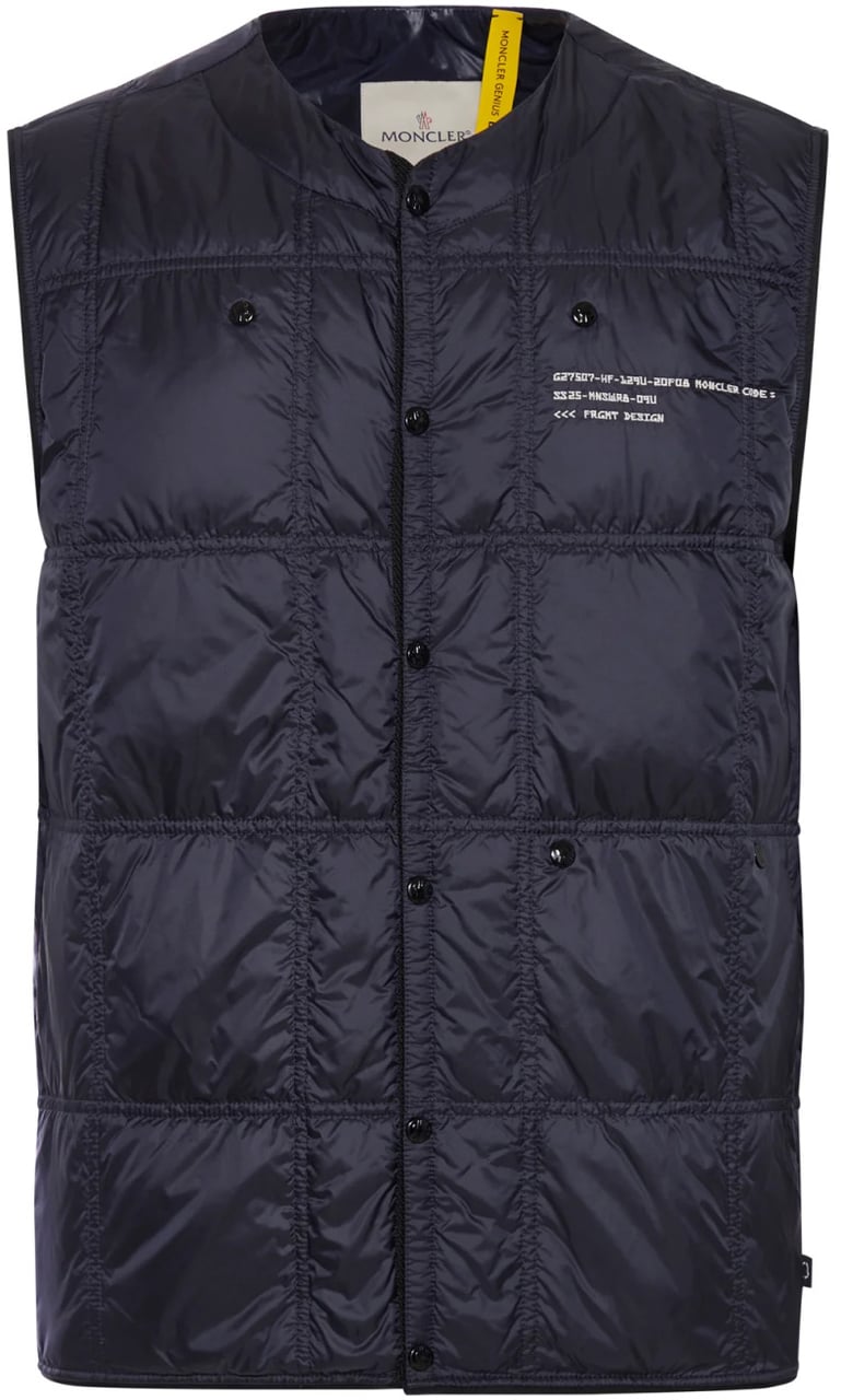Moncler Genius X Frgmt Vaile Down Vest Jacket Blauw