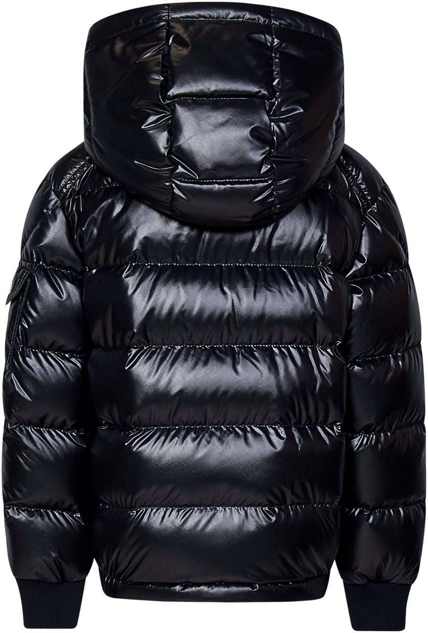 Moncler Coats Blue Blauw