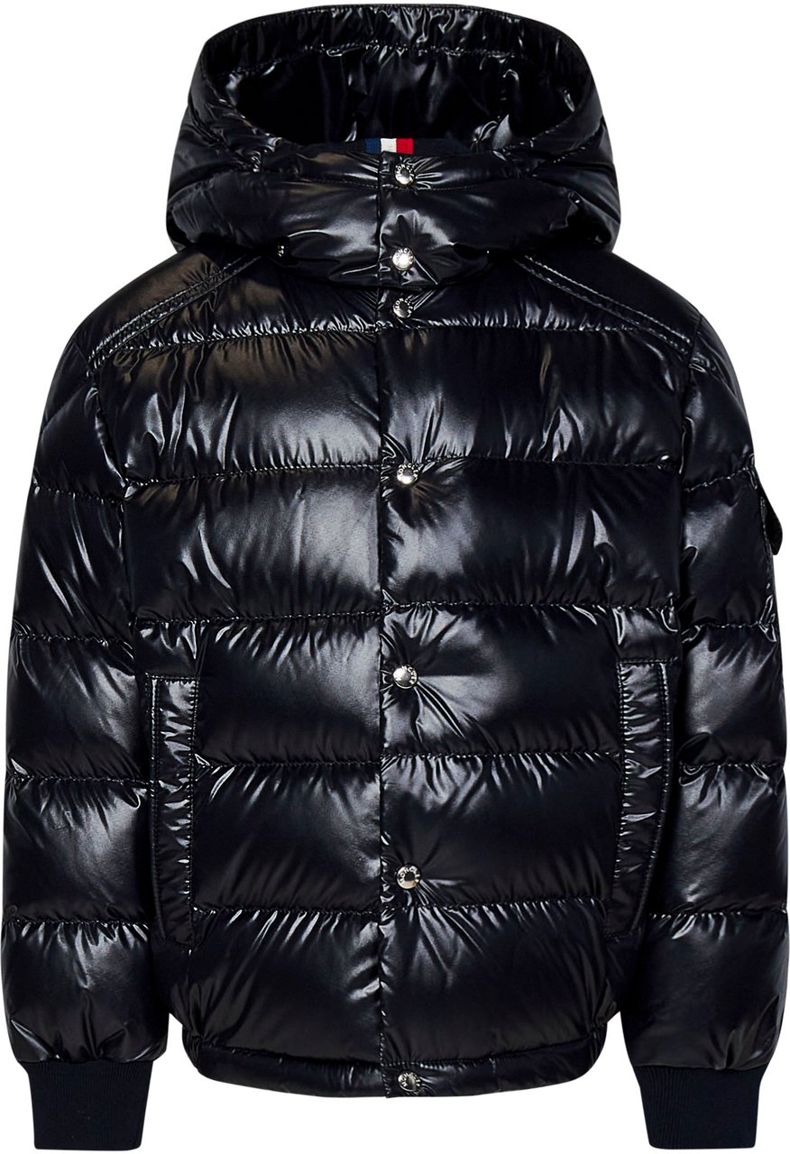 Moncler Coats Blue Blauw