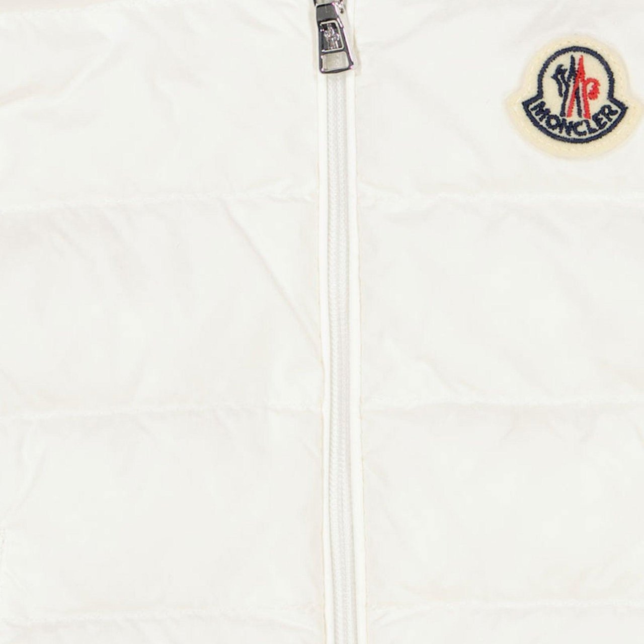 Moncler New Amaury Baby Jongens Bodywarmer In Wit Wit