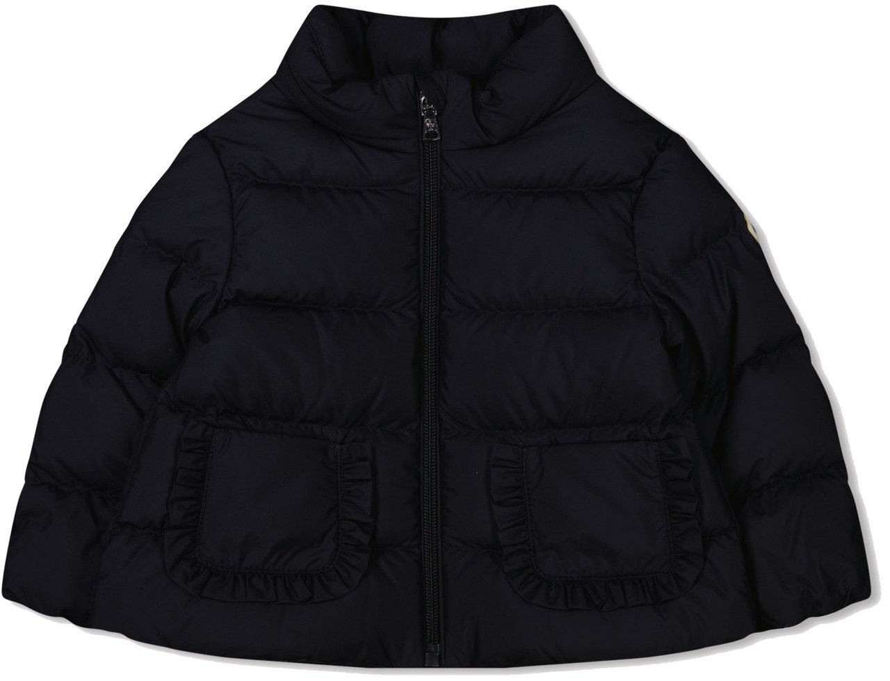 Moncler Moncler Onica Baby Meisjes Winterjas In Navy Blauw
