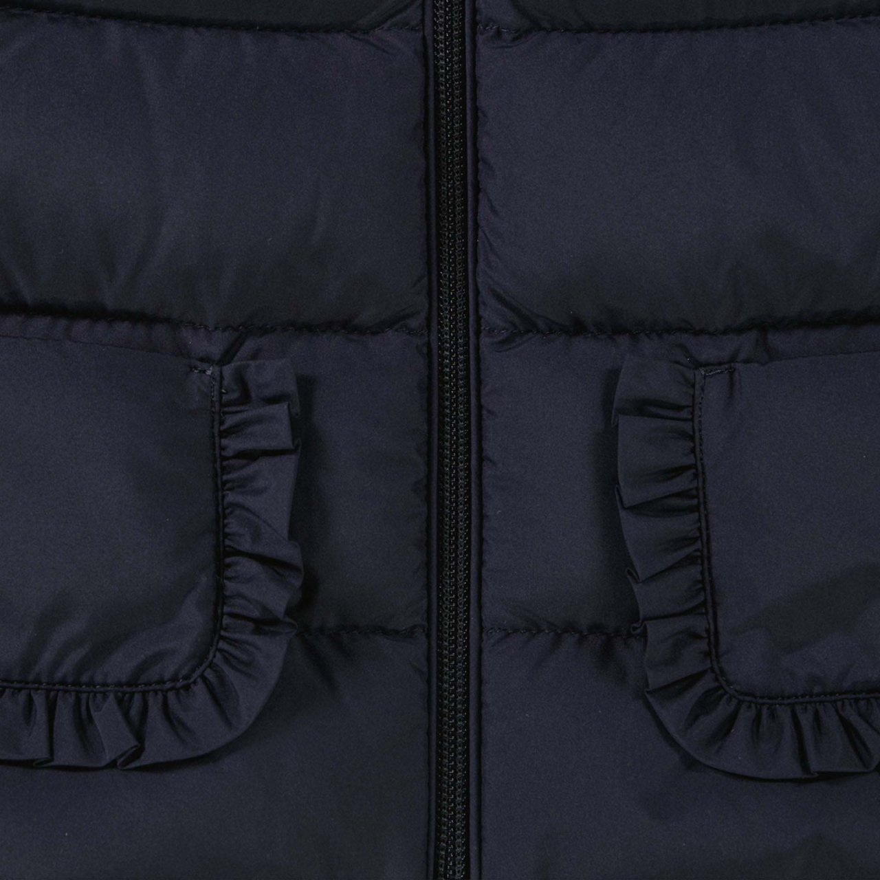 Moncler Moncler Onica Baby Meisjes Winterjas In Navy Blauw