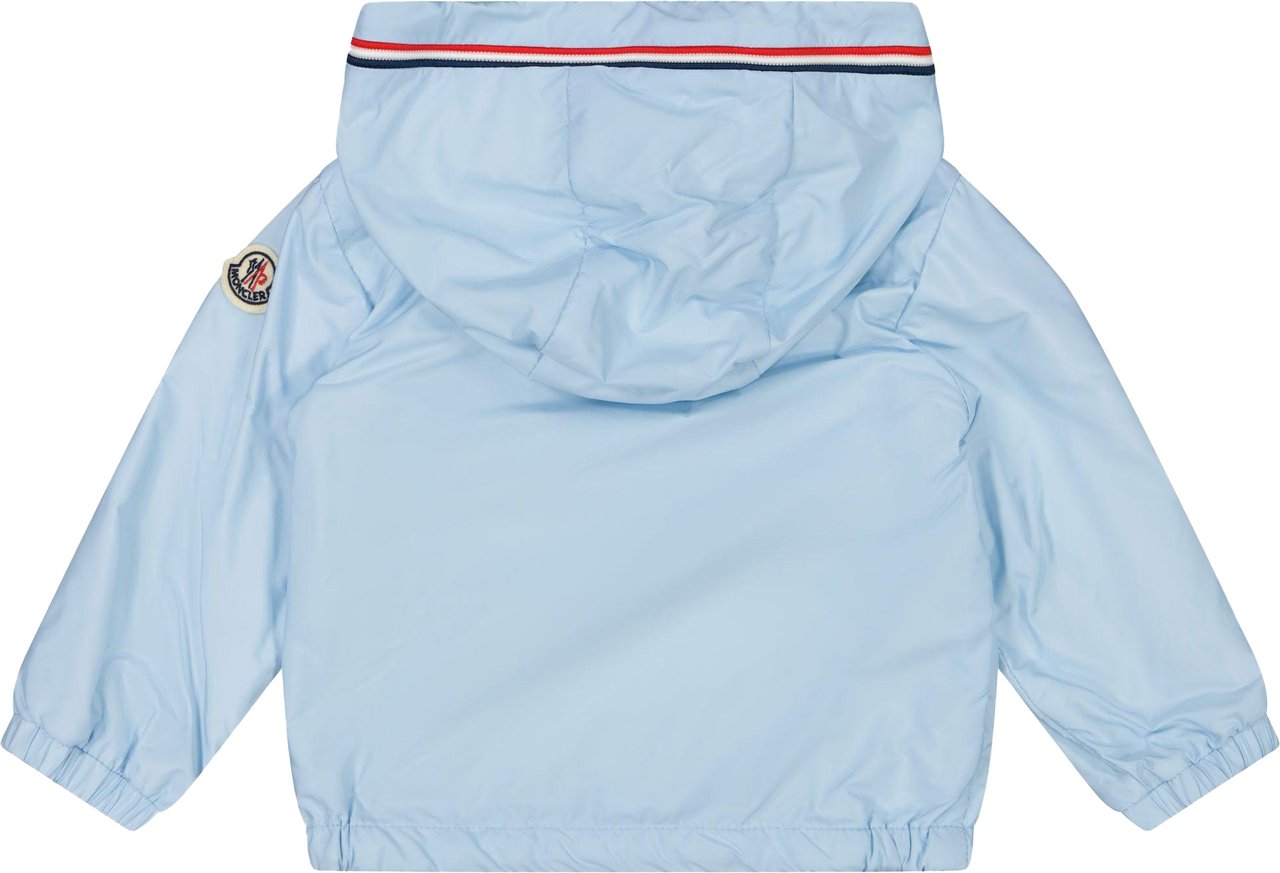 Moncler Moncler Granduc Baby Jongens Zomerjas In Licht Blauw Blauw