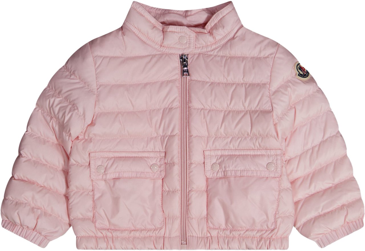 Moncler Moncler Lans Baby Meisjes Tussenjas In Licht Roze Roze