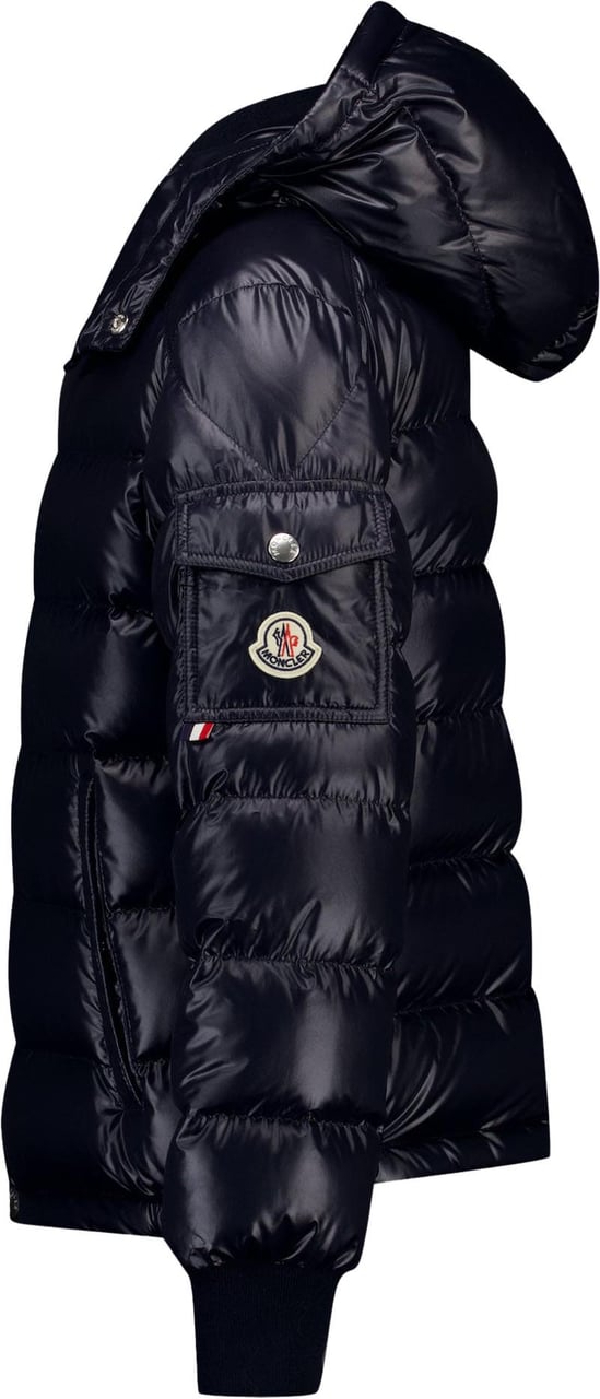 Moncler Moncler Manaem Kinder Jongens Winterjas In Navy Blauw