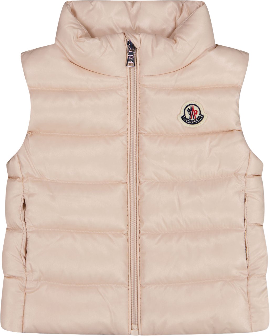 Moncler Ghany Baby Meisjes Bodywarmer In Licht Roze Roze