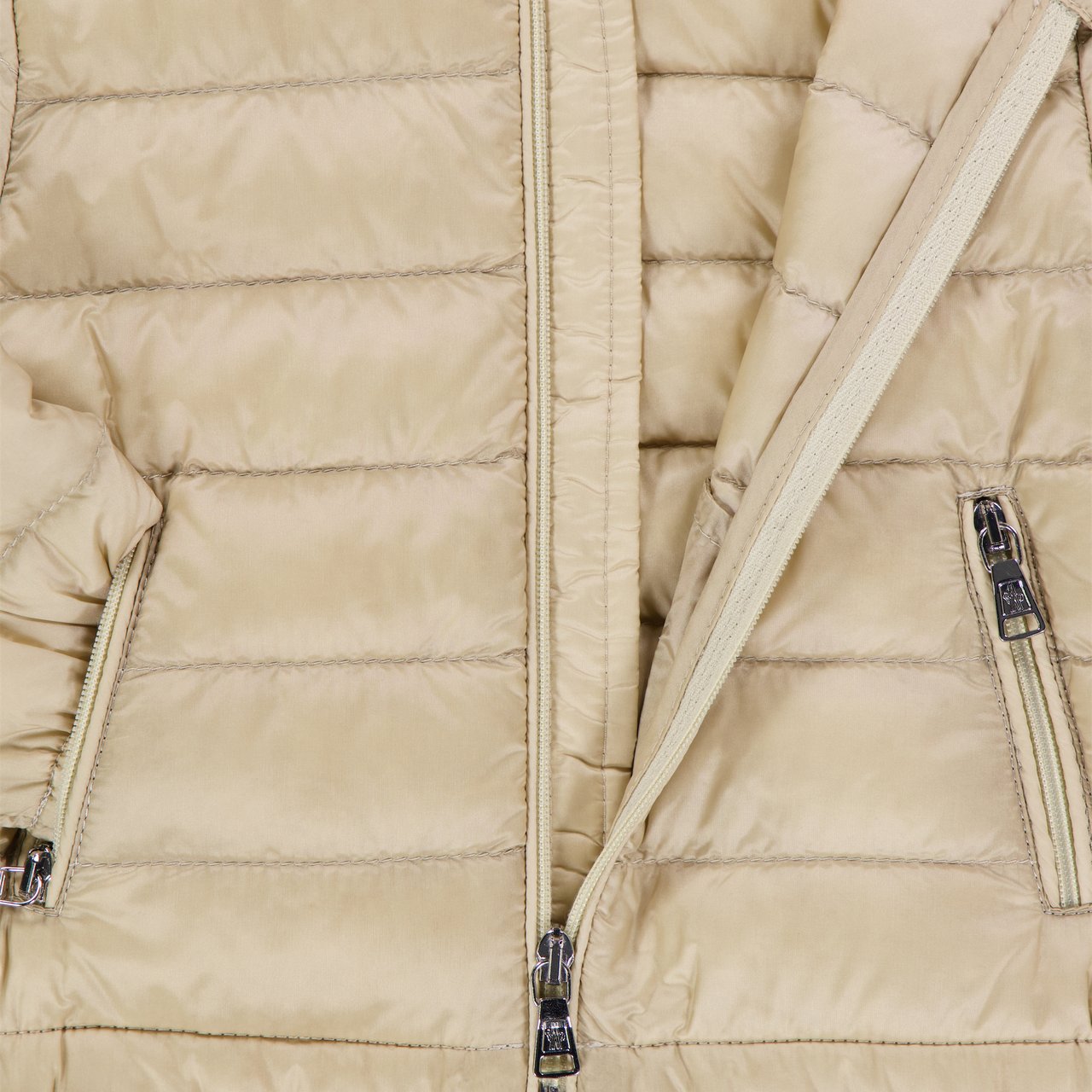 Moncler Moncler Acorus Baby Jongens Tussenjas In Beige Beige