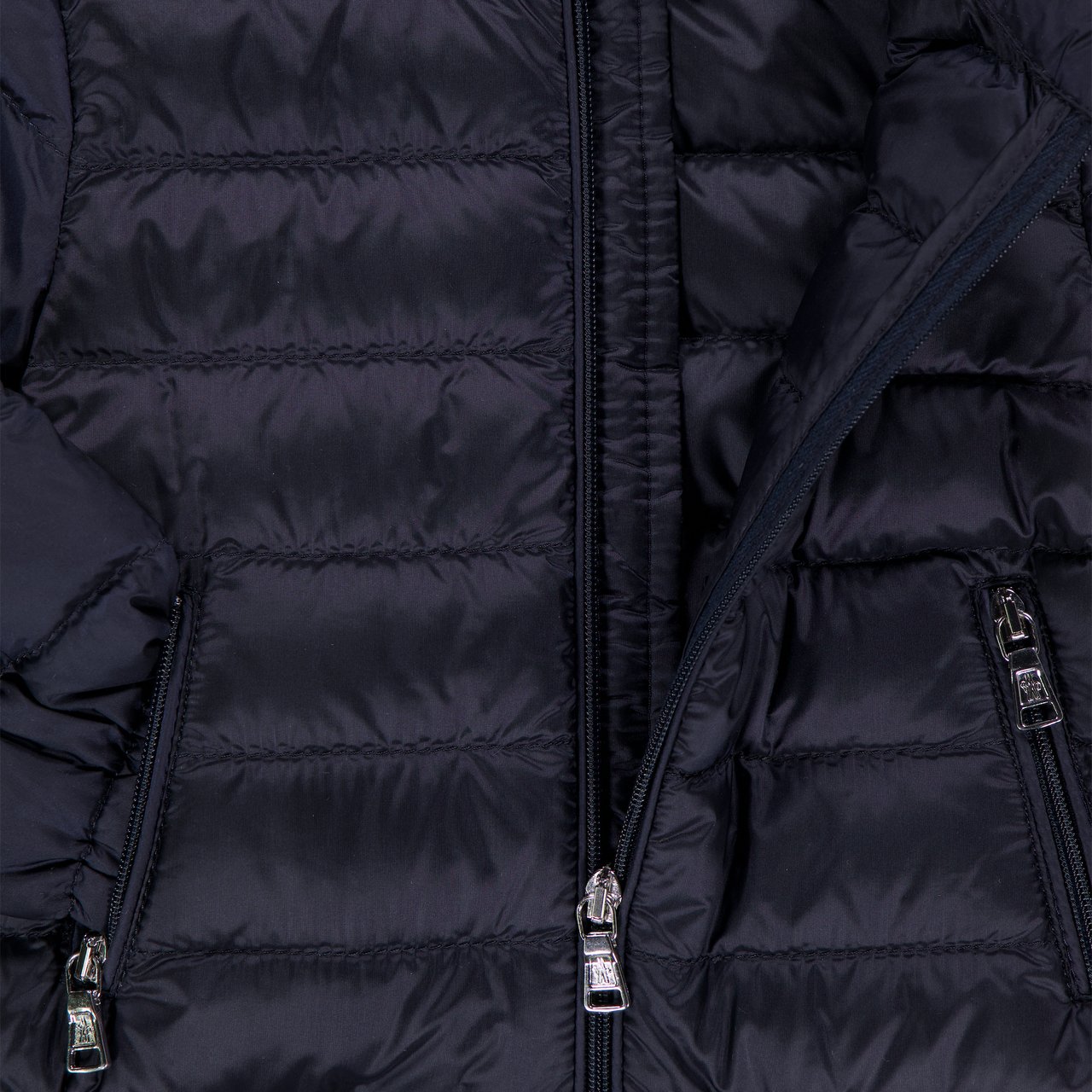 Moncler Moncler Acorus Baby Jongens Tussenjas In Navy Blauw