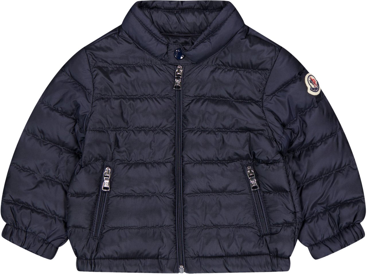 Moncler Moncler Acorus Baby Jongens Tussenjas In Navy Blauw