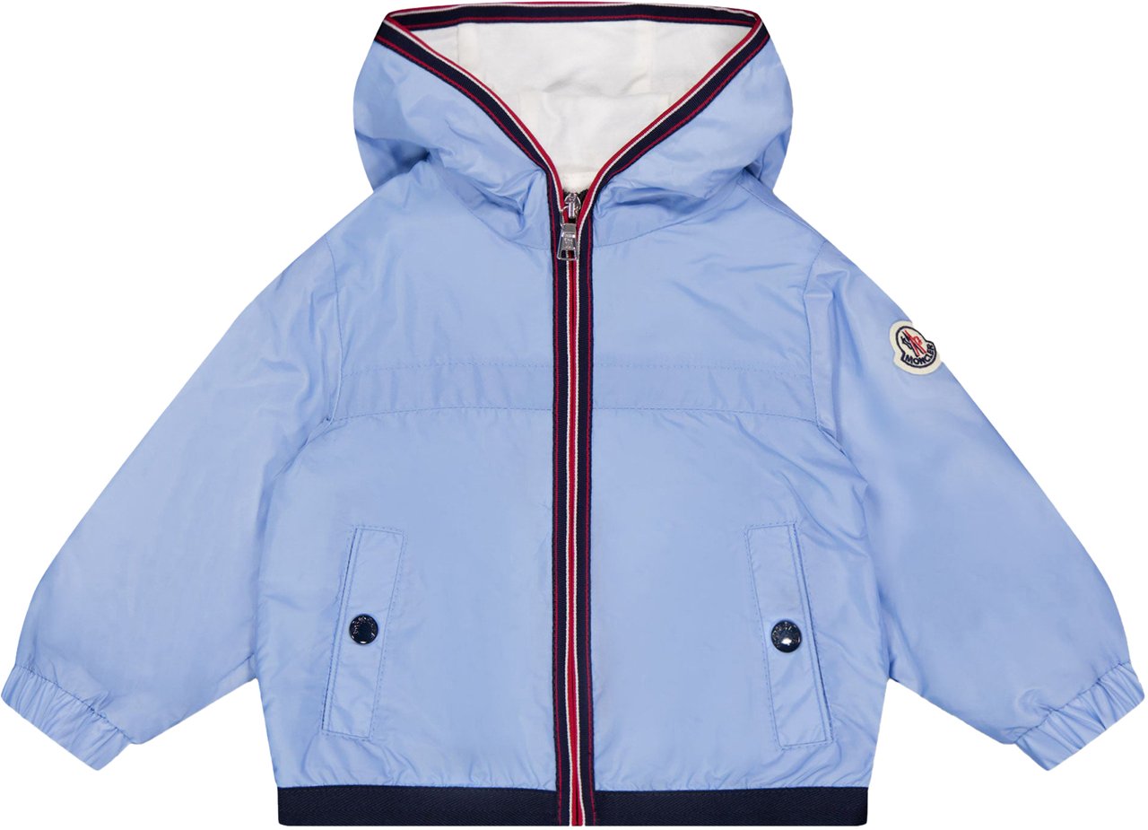 Moncler Moncler Anton Baby Jongens Zomerjas In Licht Blauw Blauw