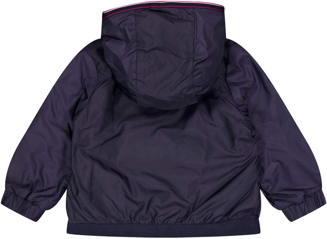 Moncler Moncler Anton Baby Jongens Zomerjas In Navy Blauw