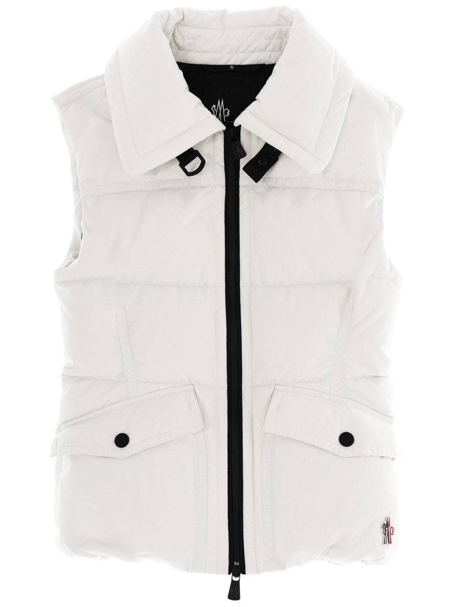 Moncler Hallaine Padded Sleeveless Vest Wit