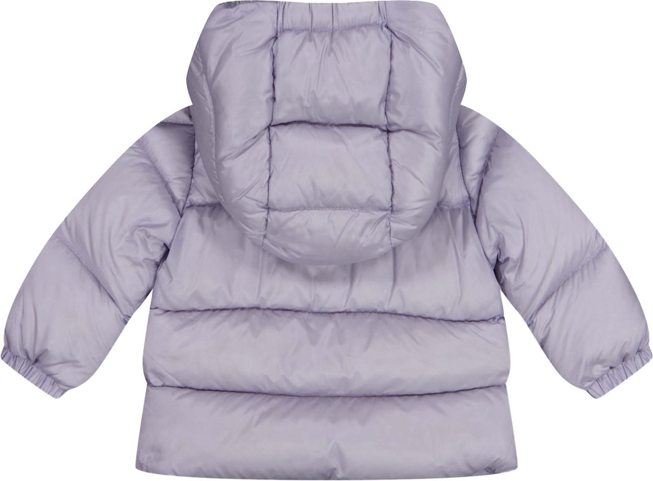 Moncler Sharon Baby Unisex Winterjas In Lila Paars