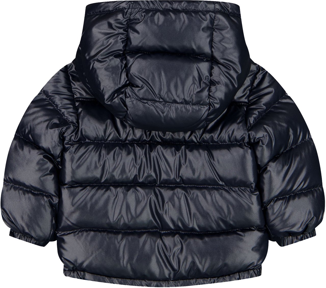 Moncler Moncler Mesles Baby Jongens Winterjas In Navy Blauw