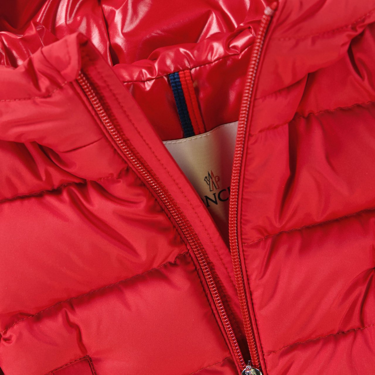 Moncler Moncler Taidu Baby Jongens Winterjas In Rood Rood
