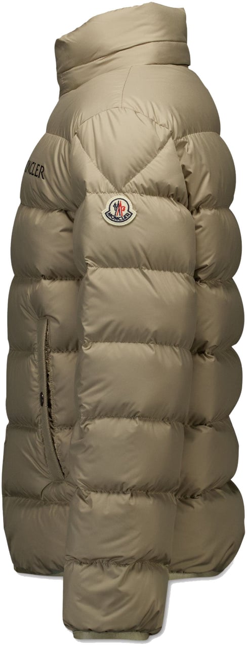 Moncler Moncler Bajan Kinder Jongens Winterjas In Beige Beige