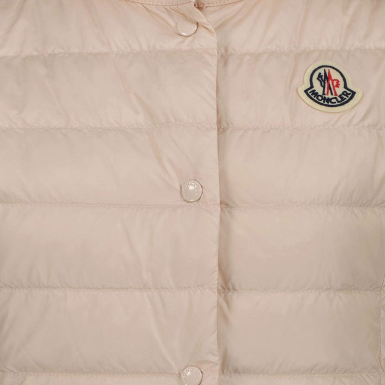 Moncler Kinder Meisjes Bodywarmer In Licht Roze Roze