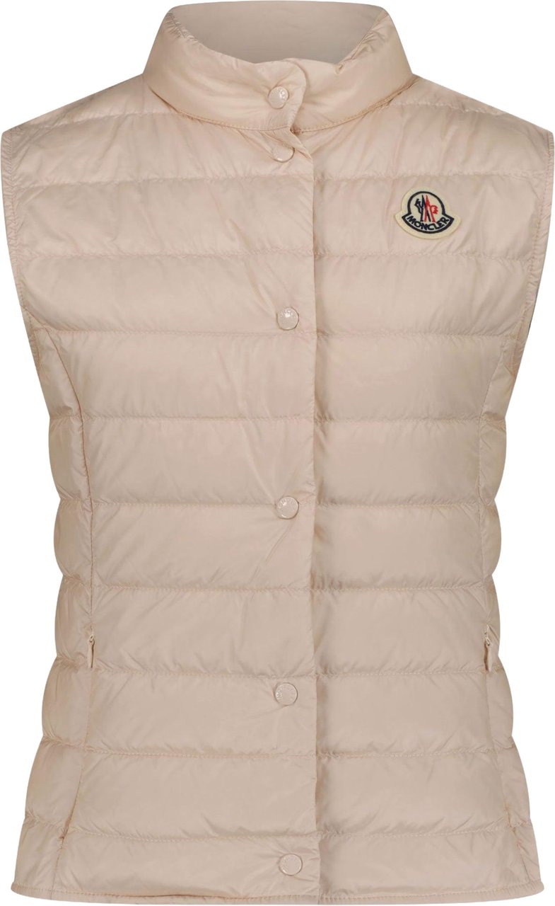 Moncler Kinder Meisjes Bodywarmer In Licht Roze Roze