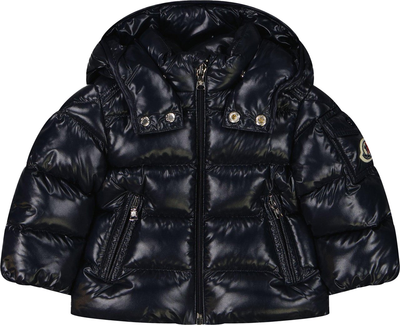 Moncler Moncler Maya Baby Jongens Winterjas Navy Blauw