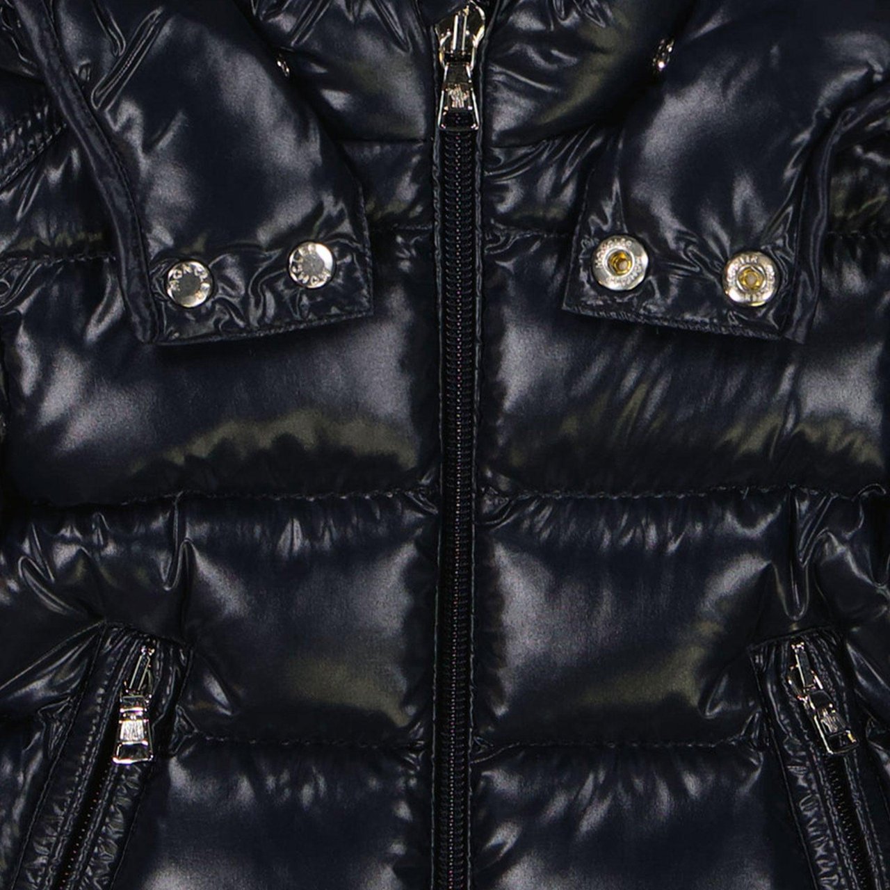 Moncler Maya Baby Jongens Winterjas Navy Blauw