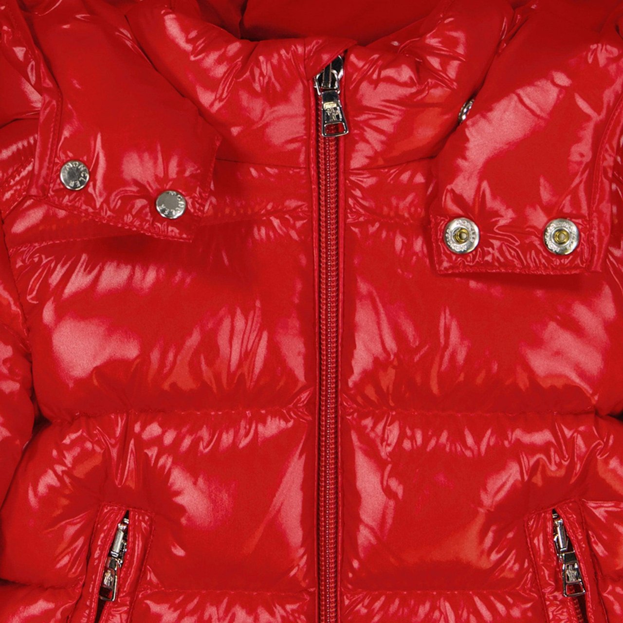 Moncler Moncler Maya Baby Jongens Winterjas Rood Rood