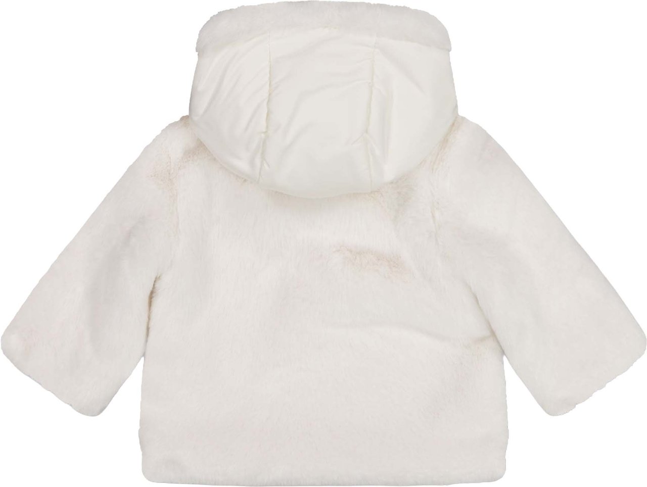 Moncler Viona Baby Meisjes Winterjas In Off White Wit