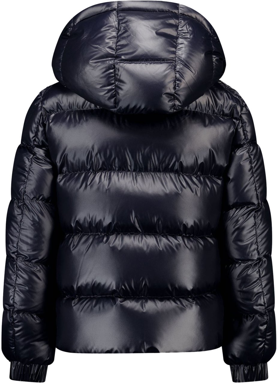 Moncler Moncler Yule Kinder Jongens Winterjas In Navy Blauw
