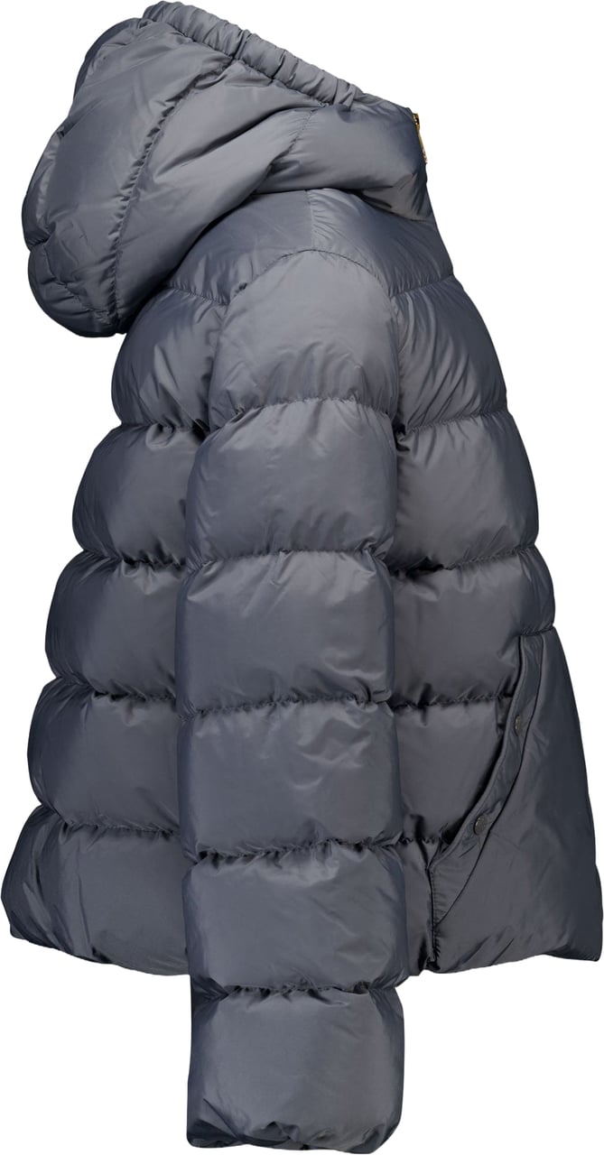 Moncler Xhante Kinder Meisjes Winterjas In Antraciet Zwart