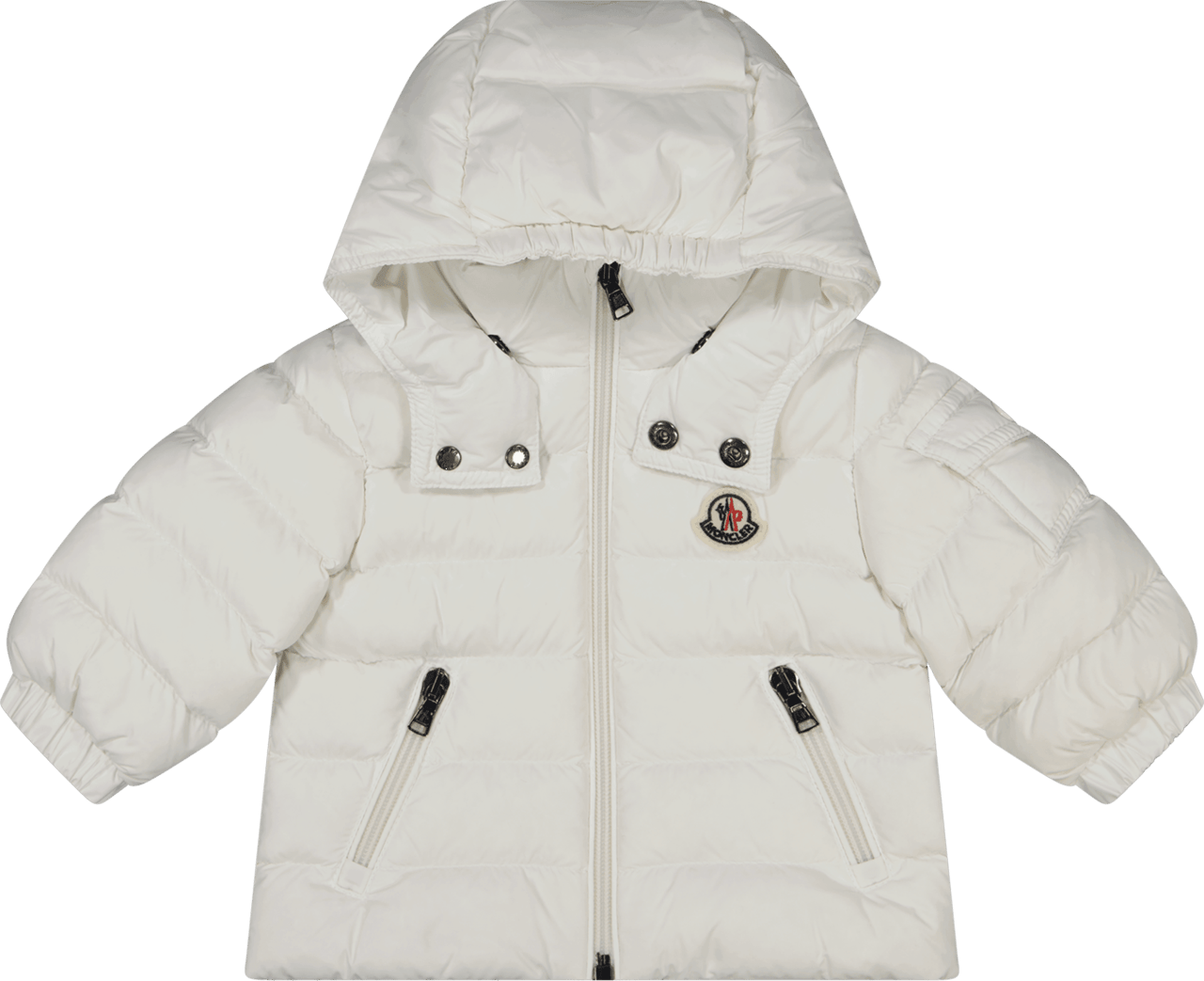 Moncler Moncler Baby Unisex Jas Wit Wit