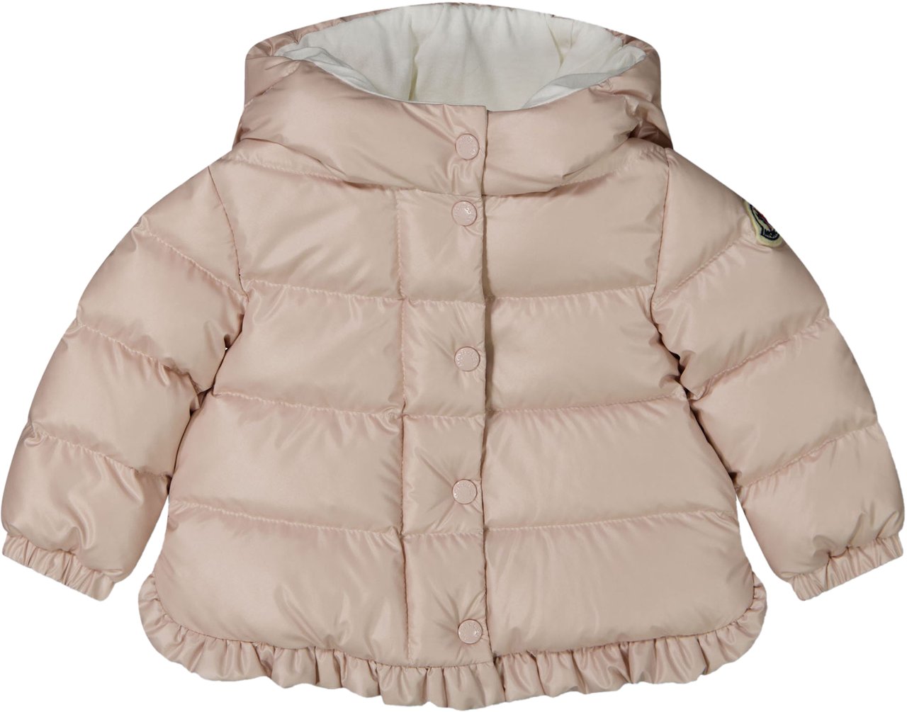 Moncler Moncler Tazui Baby Meisjes Winterjas In Licht Roze Roze