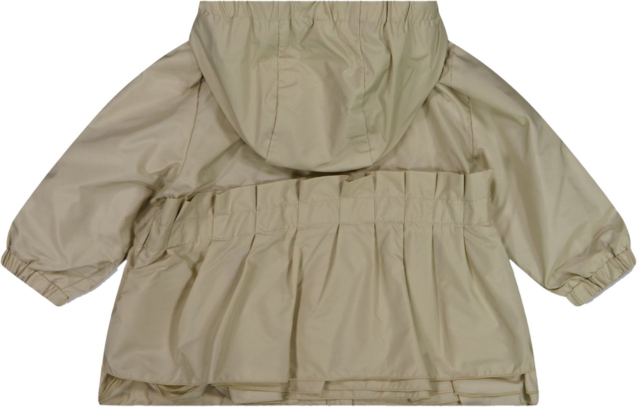 Moncler Moncler Wete Baby Meisjes Zomerjas In Beige Beige