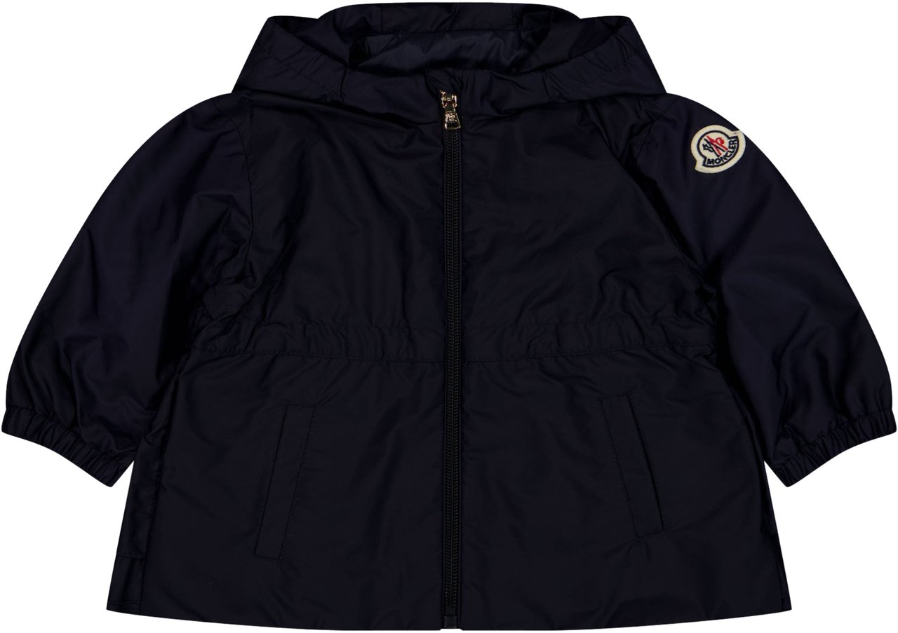 Moncler Moncler Wete Baby Meisjes Zomerjas In Navy Blauw