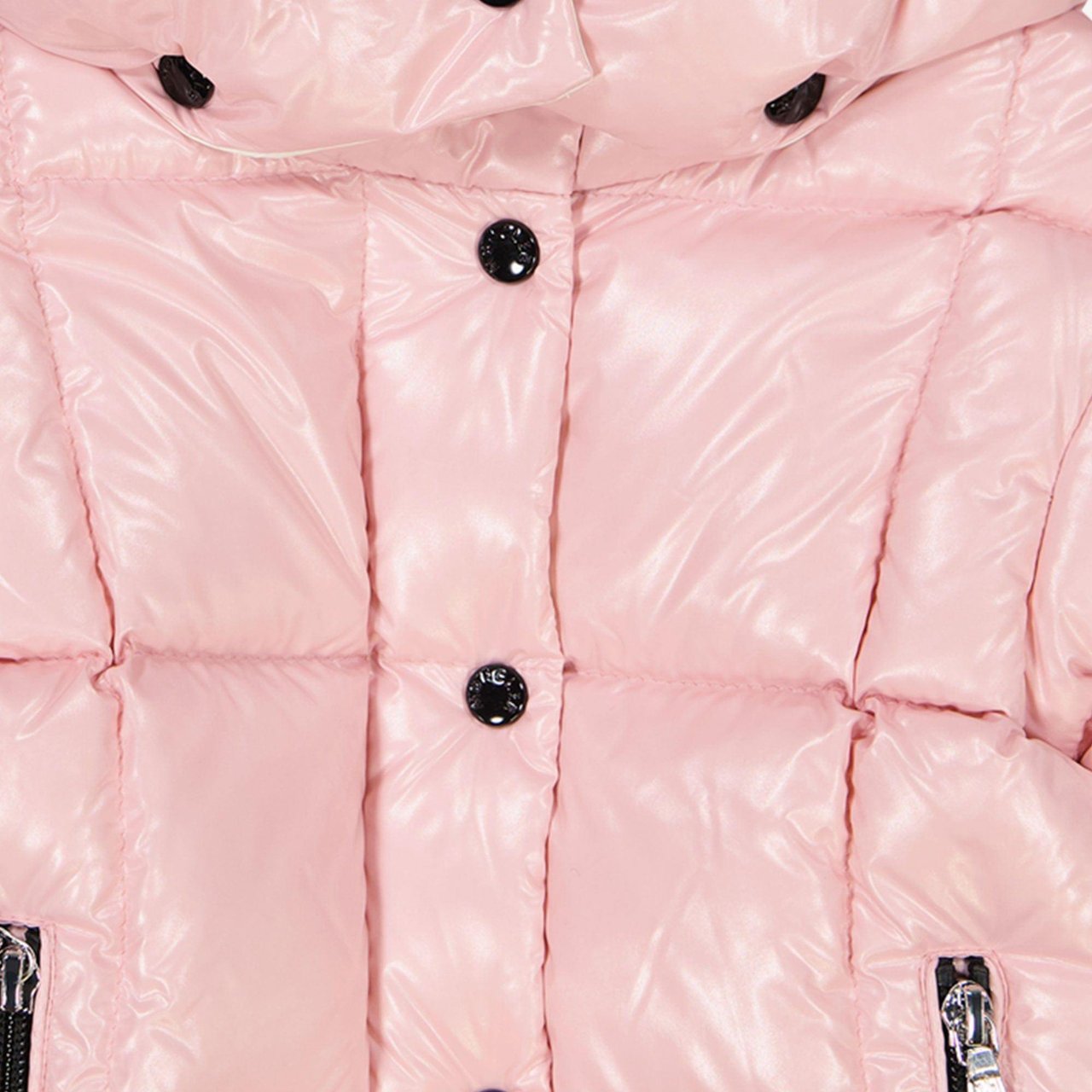 Moncler Moncler Parana Baby Meisjes Winterjas Licht Roze Roze