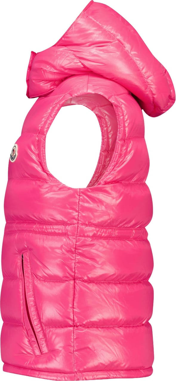 Moncler Ania Kinder Meisjes Bodywarmer In Fuchsia Roze
