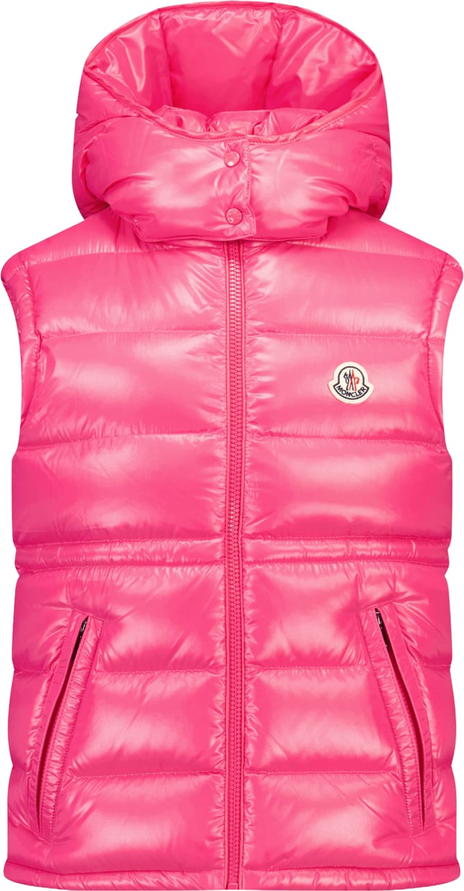 Moncler Ania Kinder Meisjes Bodywarmer In Fuchsia Roze