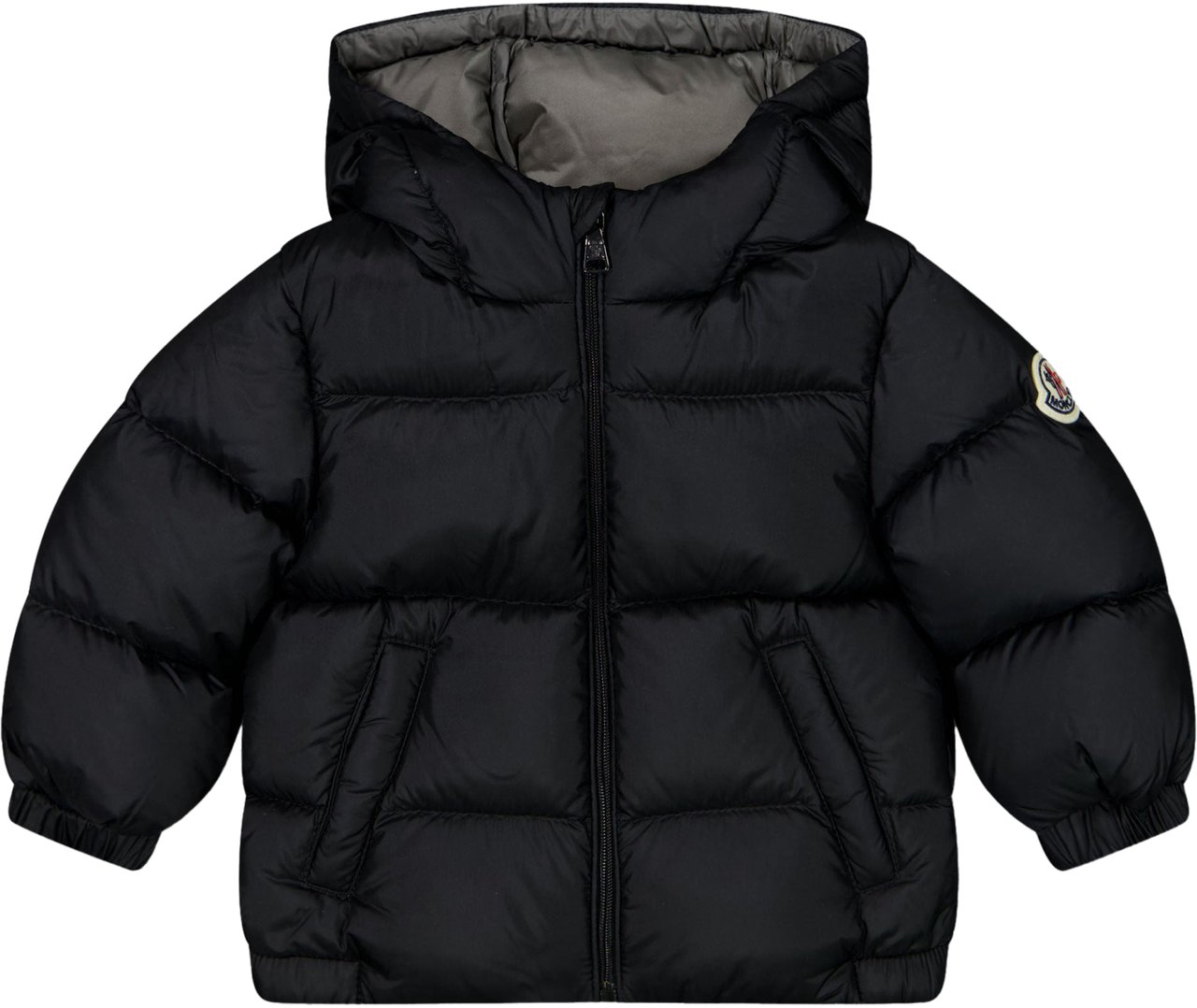 Moncler Moncler New Macaire Baby Jongens Winterjas In Zwart Zwart