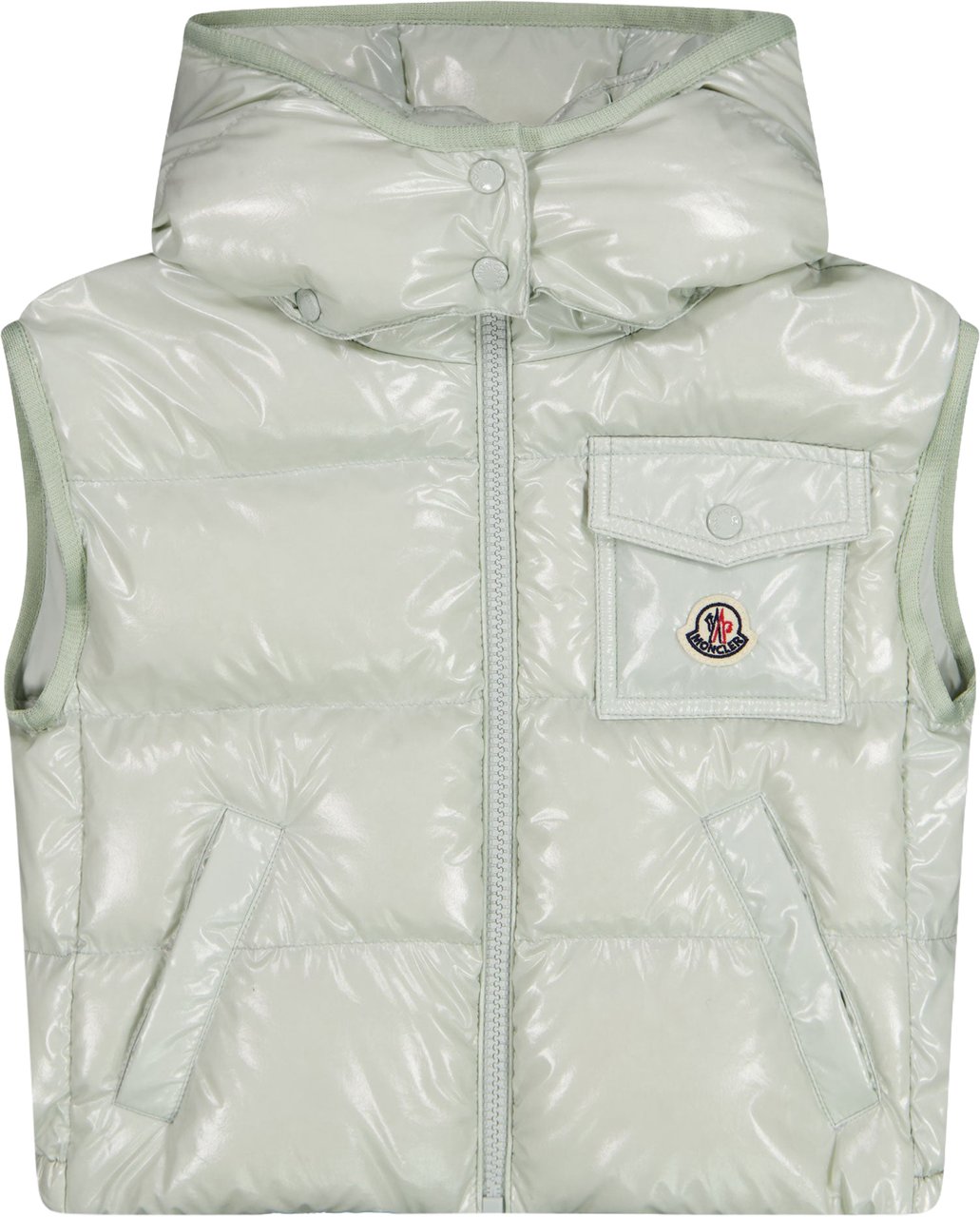 Moncler Kamile Kinder Meisjes Bodywarmer In Groen Groen