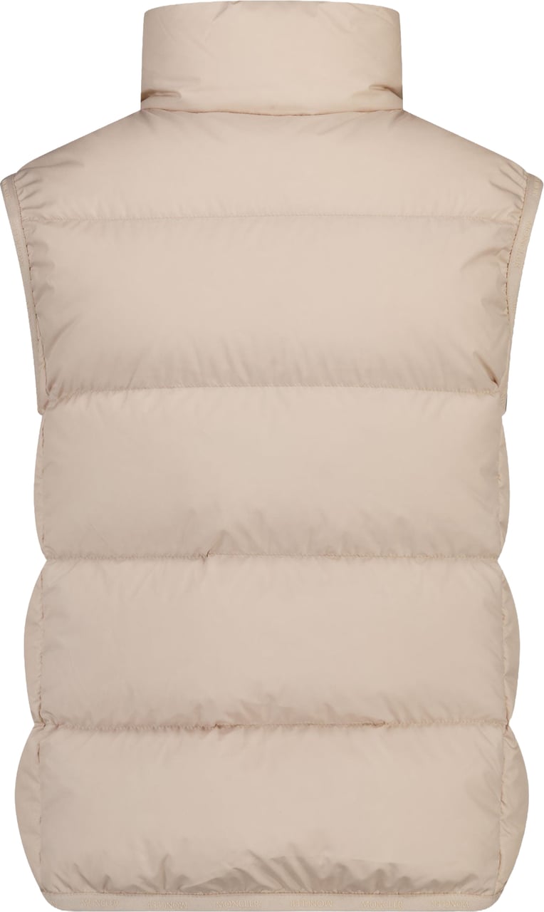 Moncler Badia Kinder Meisjes Bodywarmer In Beige Beige